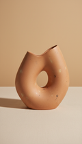 Terracotta Sculptural Vase