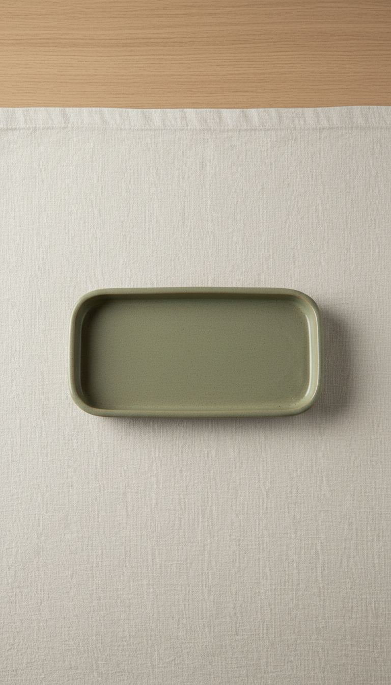Sage Olive Ceramic Tray
